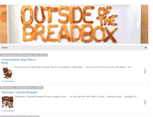 Tablet Screenshot of outsideofthebreadbox.com